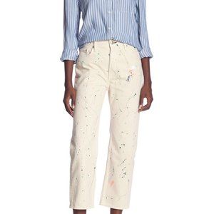 Rag & Bone paint splatter boyfriend jeans sz 26